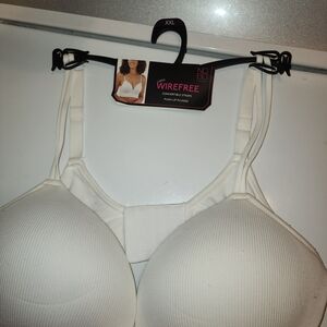 No Boundaries White Wirefree Bra